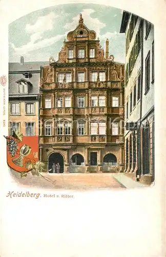 AK / Ansichtskarte Heidelberg_Neckar Hotel zum Ritter Heidelberg Neckar