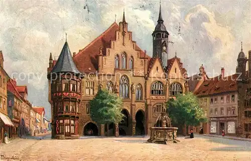 AK / Ansichtskarte Hildesheim Rathaus Hildesheim
