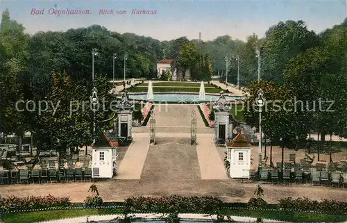 AK / Ansichtskarte Bad_Oeynhausen Blick vom Kurhaus Bad_Oeynhausen