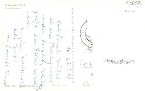 AK / Ansichtskarte Stadtroda Schwimmbad Stadtroda