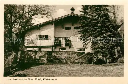AK / Ansichtskarte Bad_Liebenstein Klubhaus II Bad_Liebenstein