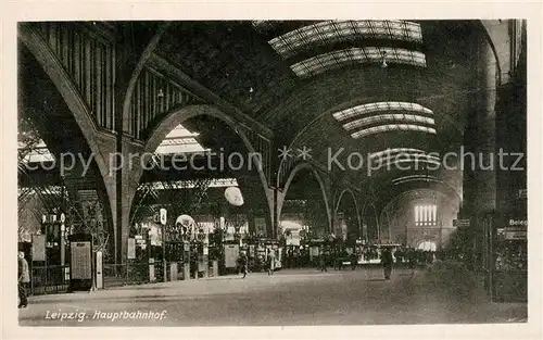 AK / Ansichtskarte Leipzig Hauptbahnhof Leipzig