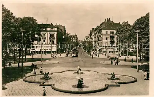 AK / Ansichtskarte Mannheim Blick vom Wasserturm nach den Planken Mannheim