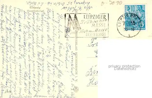 AK / Ansichtskarte Leipzig Hauptbahnhof Leipzig