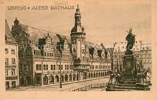 AK / Ansichtskarte Leipzig Altes Rathaus Leipzig