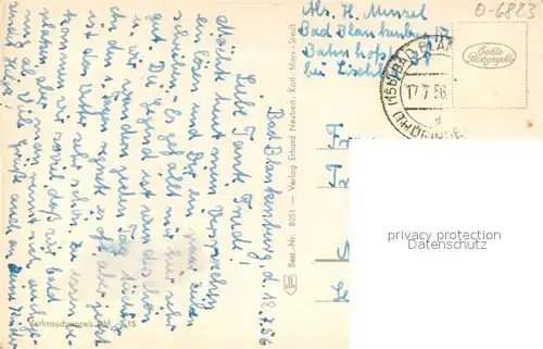 AK / Ansichtskarte Bad_Blankenburg Teilansicht Bad_Blankenburg