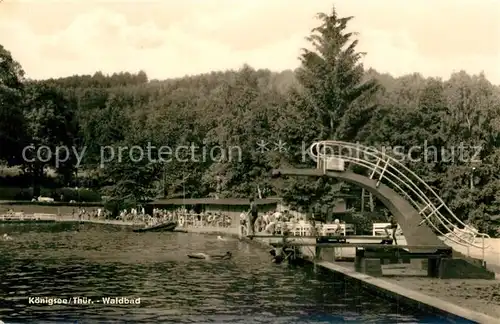 AK / Ansichtskarte Koenigsee_Thueringen Waldbad Koenigsee Thueringen