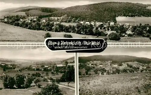 AK / Ansichtskarte Koednitz mit Ober und Unterkoednitz Koednitz