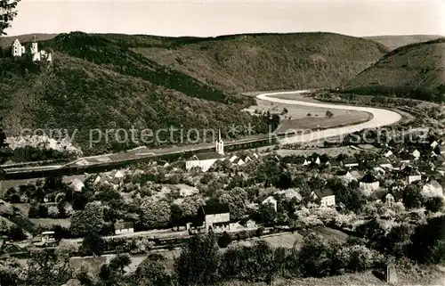 AK / Ansichtskarte Neckargerach Panorama Neckargerach