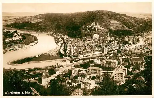 AK / Ansichtskarte Wertheim_Main Panorama Wertheim Main