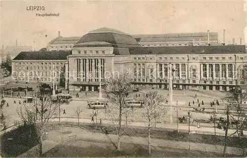 AK / Ansichtskarte Leipzig Hauptbahnhof Leipzig