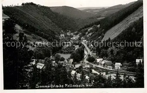 AK / Ansichtskarte Mellenbach Glasbach Panorama Mellenbach Glasbach