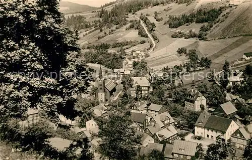 AK / Ansichtskarte Mellenbach Glasbach Ortsansicht Mellenbach Glasbach