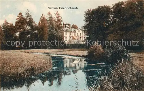 AK / Ansichtskarte Friedrichsruh_Aumuehle Schloss Friedrichsruh Friedrichsruh_Aumuehle