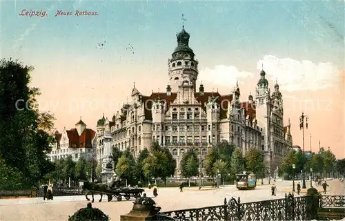 AK / Ansichtskarte Leipzig Neues Rathaus Leipzig