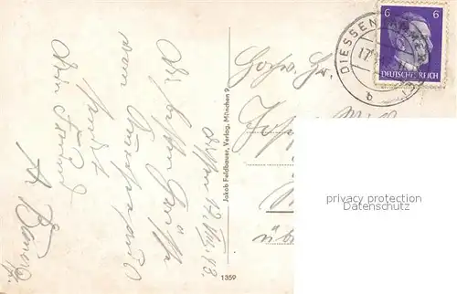 AK / Ansichtskarte Diessen_Ammersee Partie am Ammersee Diessen Ammersee