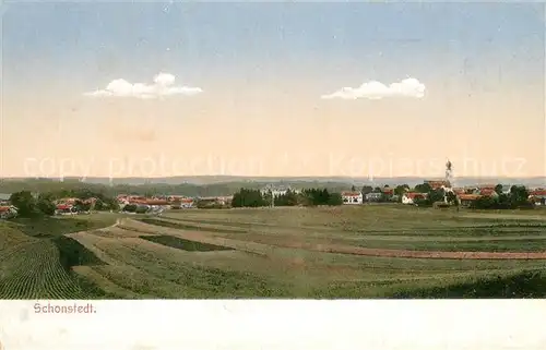 AK / Ansichtskarte Schoenstedt Panorama Schoenstedt