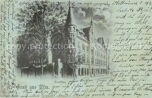 AK / Ansichtskarte Alm_Saalfelden Saalbau Alm_Saalfelden