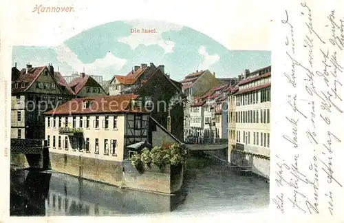 AK / Ansichtskarte Hannover Die Insel Hannover
