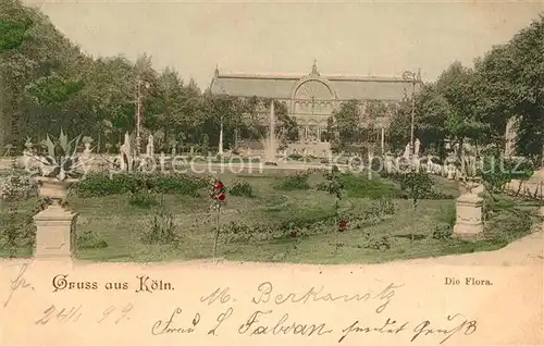 AK / Ansichtskarte Koeln_Rhein Die Flora Koeln_Rhein