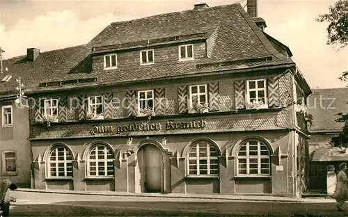 AK / Ansichtskarte Wurzbach Gaststaette Zum goldenen Kranich Wurzbach