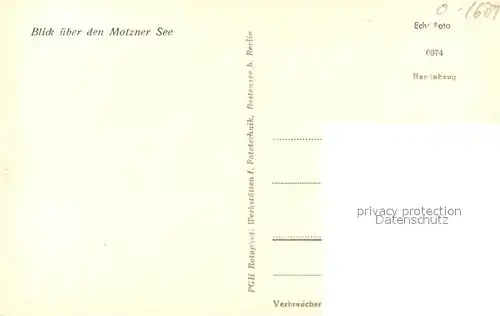 AK / Ansichtskarte Motzen_Mittenwalde_Mark Partie am Motzner See Motzen_Mittenwalde_Mark