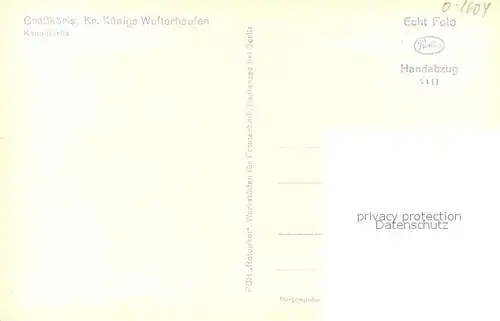 AK / Ansichtskarte Gross_Koeris Kanalpartie Gross Koeris