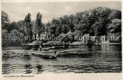 AK / Ansichtskarte Potsdam ueberfahrt zur Pfaueninsel Potsdam