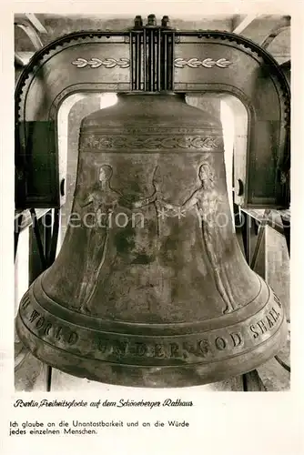 AK / Ansichtskarte Schoeneberg_Berlin Freiheitsglocke Rathaus Schoeneberg Berlin