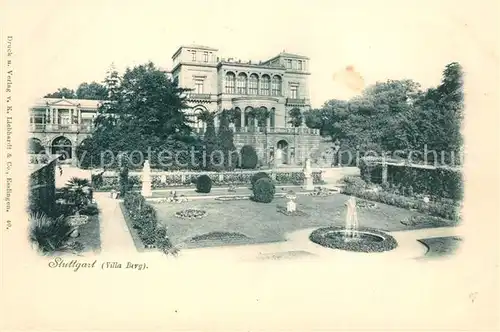 AK / Ansichtskarte Stuttgart Villa Berg Parkanlage Stuttgart