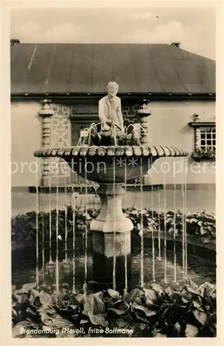 AK / Ansichtskarte Brandenburg_Havel Fritze Bollmann Brunnen Brandenburg Havel