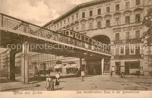 AK / Ansichtskarte Berlin Das durchbrochene Haus Buelowstrasse Berlin