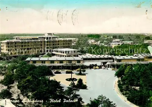 AK / Ansichtskarte Lignano_Sabbiadoro Fliegeraufnahme Hotel Palace Lignano Sabbiadoro