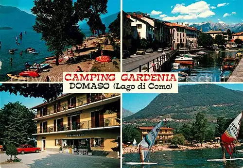 AK / Ansichtskarte Domaso Camping Gardenia Hafen  Domaso