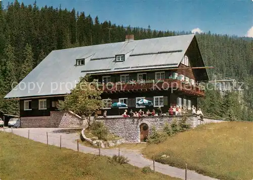 AK / Ansichtskarte Hirschegg_Kleinwalsertal_Vorarlberg Jugend  und Freizeitheim W?rttemberger Haus Hirschegg_Kleinwalsertal