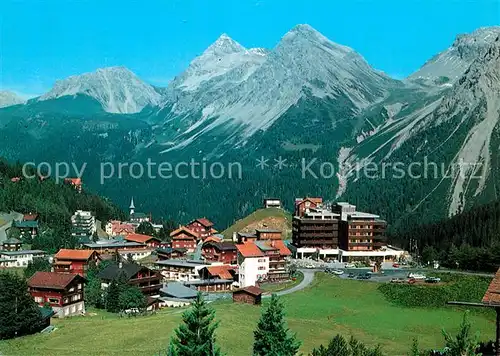 AK / Ansichtskarte Inner_Arosa mit Kulm Hotel Inner Arosa