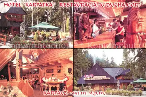 AK / Ansichtskarte Karpacz Hotel Karpatka Restaurant U Ducha Gor Karpacz