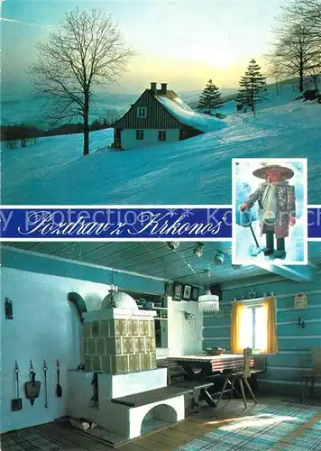 AK / Ansichtskarte Krkonose Wohnhaus Krkonose