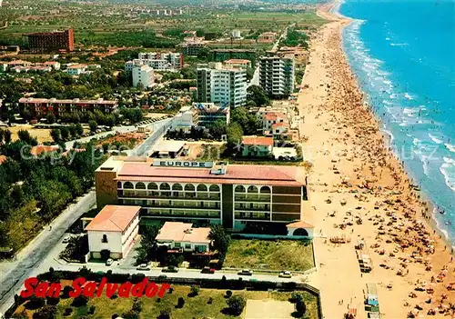 AK / Ansichtskarte Tarragona Fliegeraufnahme San Salvador Tarragona