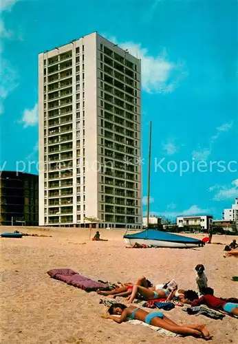 AK / Ansichtskarte Playa_de_Aro_Cataluna Hotels Sun Tower Beach Palace Strand Playa_de_Aro_Cataluna