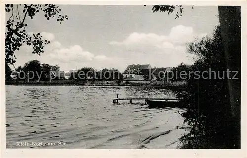 AK / Ansichtskarte Klein_Koeris Uferpartie am Koeriser See Klein_Koeris