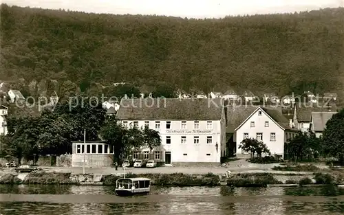 AK / Ansichtskarte Neckargemuend Gasthaus zum Schwanen am Neckar Neckargemuend