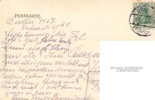 AK / Ansichtskarte Treptow_Berlin Partie am Karpfenteich Treptow Berlin