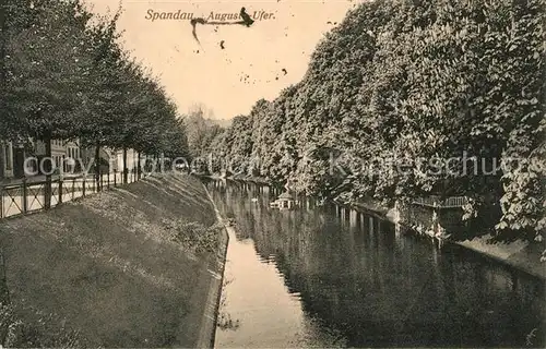 AK / Ansichtskarte Spandau Augusta Ufer Havel Spandau