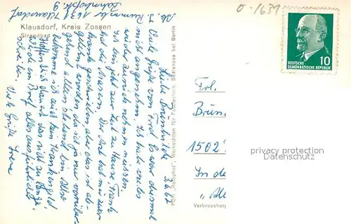 AK / Ansichtskarte Klausdorf_Mellensee Strandbad Klausdorf_Mellensee