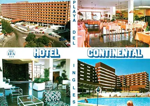 AK / Ansichtskarte Playa_del_Ingles Hotel Continental Playa_del_Ingles