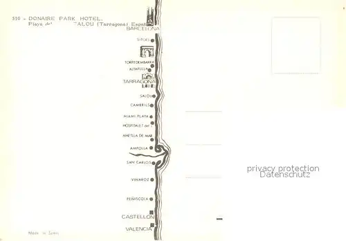 AK / Ansichtskarte Tarragona Donaire Park Hotel Tarragona