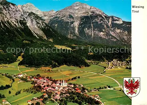 AK / Ansichtskarte Wiesing_Tirol Fliegeraufnahme mit Sonnwendjoch Wiesing Tirol