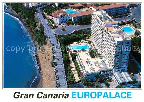AK / Ansichtskarte Gran_Canaria Hotel Gran Canaria Europalace Fliegeraufnahme Gran Canaria