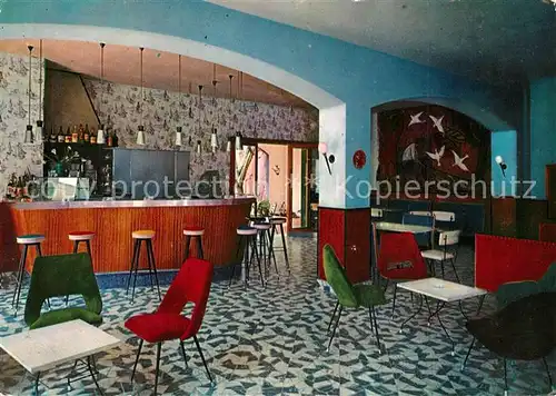AK / Ansichtskarte Calella_de_la_Costa Hotel Kaktus Salon Bar Calella_de_la_Costa